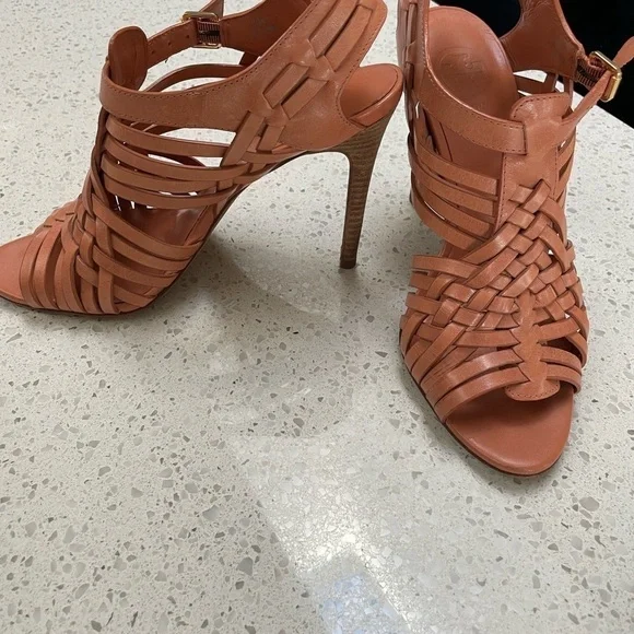 Tory Burch strappy stiletto heeled sandals - Picture 3 of 5